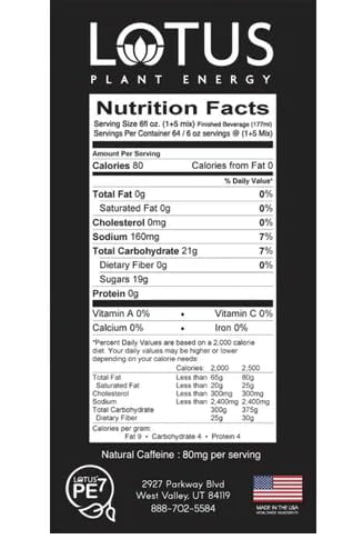 Lotus Plant Energy White Lotus 5:1 Energy Concentrate, 64 fl. oz.