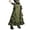 Green, variant on Women Halloween Skirts Dark Gothic Midi Dresses with Structural Belted and Tail Detailing for Lady Pink Size XXL
