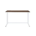 thumbnail image 4 of Hassch Modern Industry Writing Desk Computer Table with Built-in USB Port & Plug, Black Frame & Walnut Desktop, 4 of 5