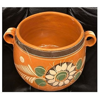 Cazuela De Barro 13“ with Top Lead Free Mexican Clay Traditional Casse –  Kitchen & Restaurant Supplies