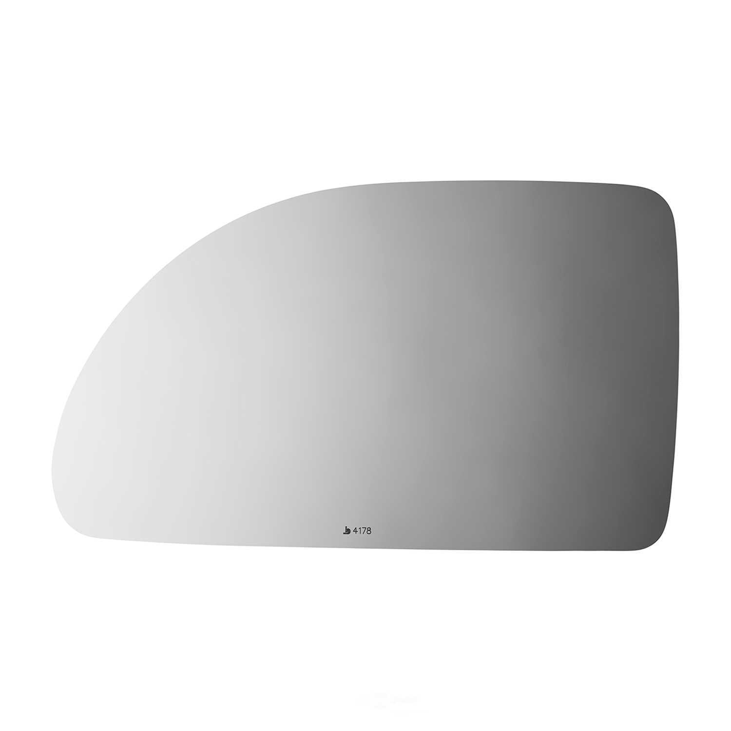 Burco Side View Mirror Replacement Glass - Clear Glass - 4178
