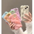 thumbnail image 4 of Cute Case for iPhone 14 Pro Max Curly Wave Frame Meteorite Pattern, Woman Trendy Creative Case for iPhone 14 Pro Max White Color, Shockproof Case for iPhone 14 Pro Max Bubble Shape, 4 of 15