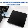 thumbnail image 3 of Universal Car Usb 2.0 Portable External Ultra Speed Cd-rom Dvd Player Drive Car Disc Support For Laptop Pc Desktop, 3 of 5