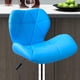 thumbnail image 5 of 4 Sillas de bar acolchada con respaldo geométrico ilios innova Azul, 5 of 6