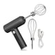 thumbnail image 4 of Yuarrent El más nuevo 20W 5 Velocidades Mezclador de alimentos eléctrico inalámbrico Batidora de mano portátil Batidor de huevos cabezas Herramientas y accesorios para hornear gris, 4 of 6