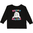 thumbnail image 3 of Inktastic Happy Easter Adorable Bunny Boys or Girls Long Sleeve Toddler T-Shirt, 3 of 5