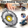 thumbnail image 4 of Mikilon Grinder Chain Disc Wood Carving Disc 4.5 Inch For 115mm Angle Grinder 13 Tooth, 4 of 6