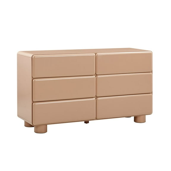 TOV Furniture Tammy Taupe 6-Drawer Dresser