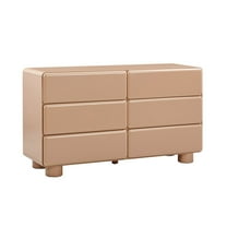 TOV Furniture Tammy Taupe 6-Drawer Dresser