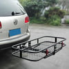 Cdicount  Steel Car Rear Cargo Carrier Vehicle Rack Transport Carrier Storage 58.5 x 19.5 x 7.8inch SPTE