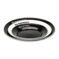 thumbnail image 6 of Petromax Enamelware Dinnerware Plates, Traditional Lightweight Enameled Steel Tableware for Kitchen and Camping, 2 Pack for Hot or Cold Food, 10.2 inch, Black, 6 of 7