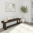 thumbnail image 5 of Plank+Beam  60" Classic Solid Wood Dining Bench, Bench for Dining Table, 5 of 7
