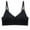 Black, variant on Workout Bra Women Bra Ultra-Thin Cup No Underwire Push up Sleep Bra V-Neck Back-Smoothing Bra Feature Hook and Eye Closure Full-Figure Bra Style Y-421 , Gray L
