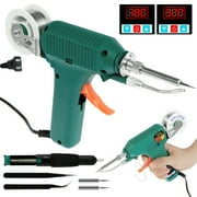 Eummy Soldering Iron Kit Adjustable Temperature 180-520℃ 110V Corded Electric Welding Soldering 80W Portable Wire Soldering Tool for Circuit Boards Electrical Maintenance Metal Headgear Making and DIY