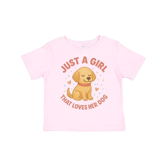 Inktastic Just a Girl That Loves Her Dog Boys or Girls Toddler T-Shirt
