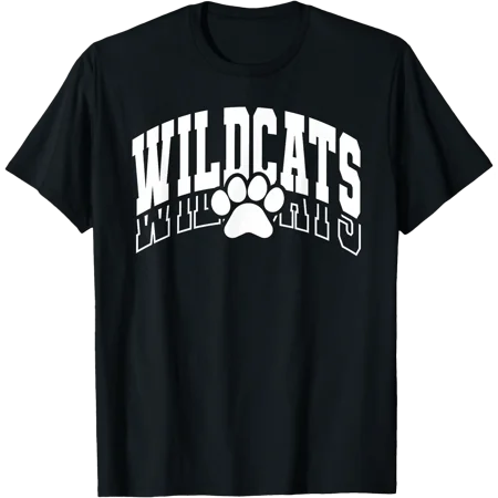 Wildcats School Spirit Team Wildcat Go Back to School T-Shirt, Unisex T-Shirt
