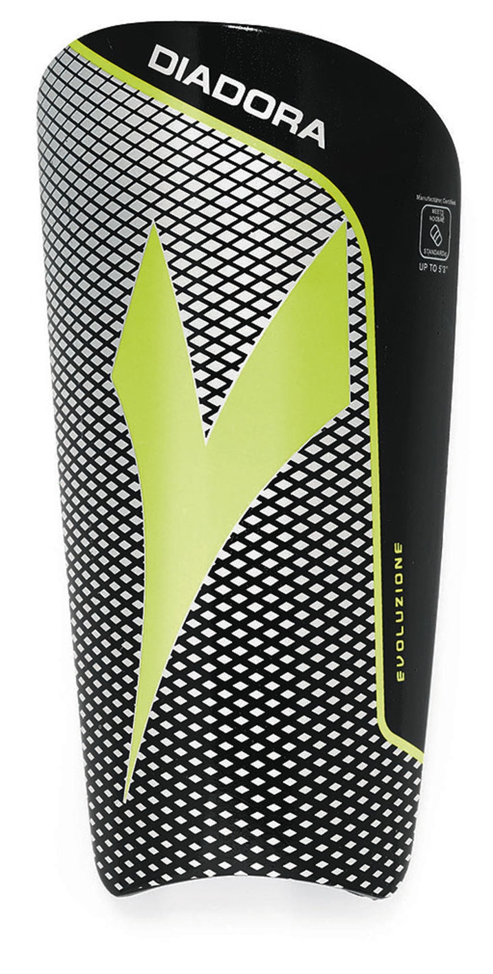 Diadora Unisex Evoluzione Soccer Shinguards YELLOW S