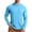 Blue, variant on Mens Compression T Shirt Men's Hoodie UPF 50+ Hoodie Long Sleeve Quick Drying Lightweight Outdoor Shirt With Hood