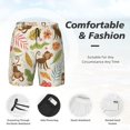 thumbnail image 5 of Gaeub Monkeys in the Jungle Mens Swim Trunks Stretch Beach Shorts Quick Dry for Men Swim Shorts Swimwear with Pockets- Large, 5 of 9