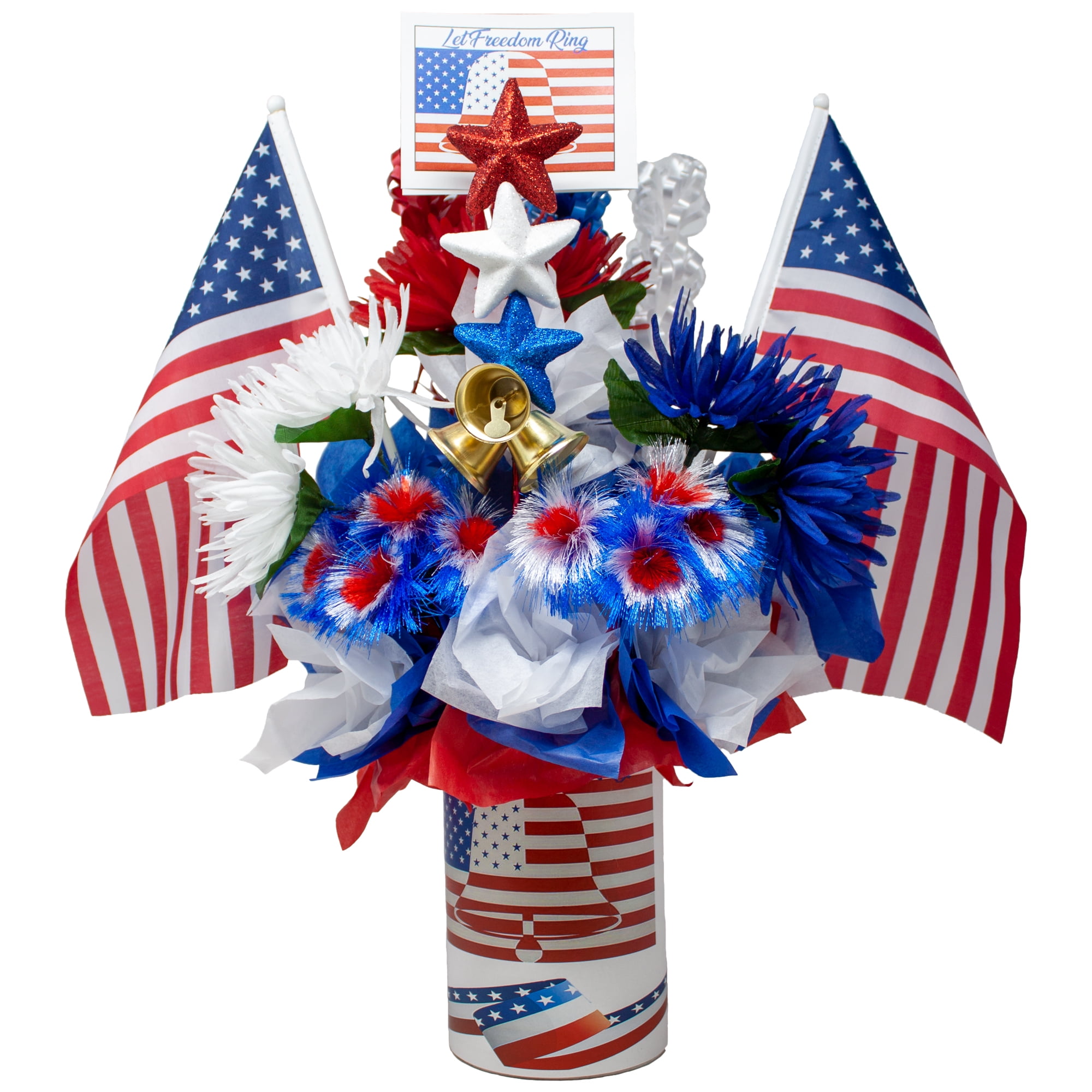 Proud to Be an American Patriotic Centerpiece  4th of July Decorations  Unique Gifts for 