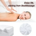 thumbnail image 4 of Disposable Massage Table-Bed Sheets - 31.5" x 71" Waterproof Bed Covers - Non-Woven Sanitary Flat Sheets Use at Home Salon & Spa Beds Medical Exam Tables Tattoo Parlors & More, 4 of 7