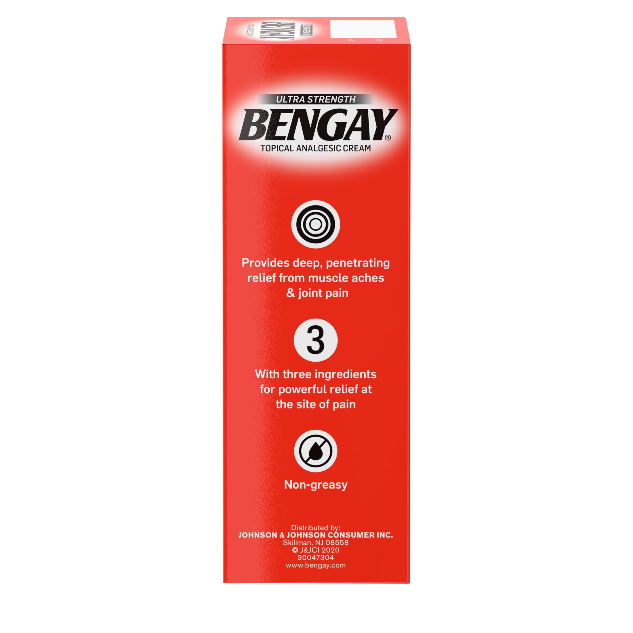 (6 pack) Ultra Strength Bengay Non-Greasy Topical Pain Relief Cream, 2 oz