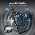 thumbnail image 4 of Case of 6,Retevis H-777 Walkie Talkies for Adults Long Range, Rechargeable Two-Way Radios,with 6-Way Multi Unit Charger,Flashlight Handheld Business 2 Way Radios, 4 of 14