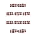 thumbnail image 1 of Qarigey 24 piezas de polvo brillante para uñas postizas, cobertura completa, puntas de uñas extralargas con purpurina, herramienta de arte de Rosa oscuro 10piezas, 1 of 6