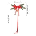 thumbnail image 3 of Guanhe Christmas Chair Bow Decoration, Chair Sashes Include Red Ribbons and Berries Pine Chair Sashes for Christmas Events Banquet Home Kitchen Decoration, 3 of 6
