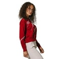 thumbnail image 3 of Women's Crimson Oklahoma Sooners Love Note Embroidered Pullover Sweater, 3 of 4