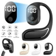 thumbnail image 1 of Ganfancp Nuevos Auriculares Bluetooth Inalámbricos con Batería de Larga Duración, Pantalla Digital y Auriculares Deportivos No Intrauditivos Rebajas Hoy Liquidación 1X Auriculares, 1X Cable de Carga,, 1 of 3