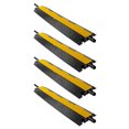 thumbnail image 1 of Pyle 40" Cable Wire Protector Cover Ramp with Lid for Floor Cord Safety (4 Pack), 1 of 8