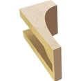 thumbnail image 6 of 4"W x 4"D x 8"H Wide Stockport Rough Cedar Woodgrain TimberThane Corbel, Primed Tan, 6 of 6