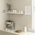 thumbnail image 3 of Ballucci 36" Floating Shelf, Wall Ledge with Invisible Bracket, 8" Deep, White, 3 of 8
