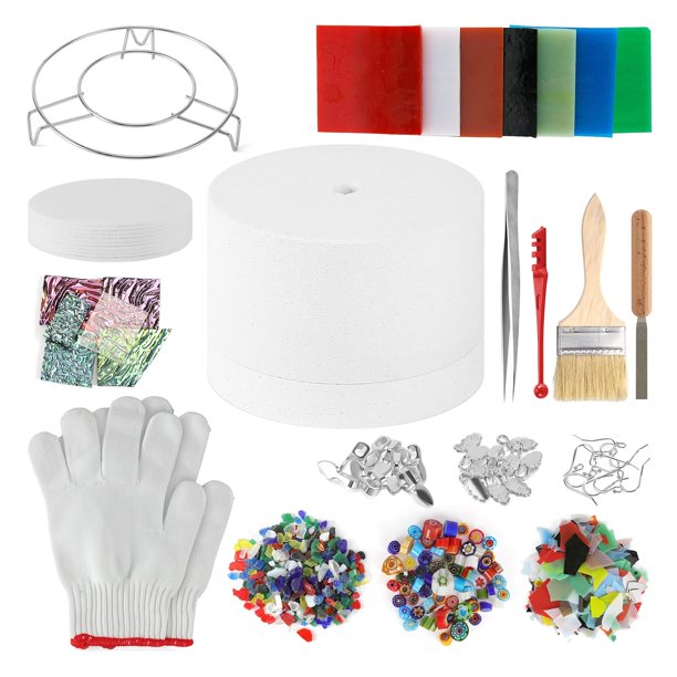 Kit de Horno de Microondas TPGIFTING para Fusión de Vidrio y Joyería Grande