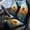 Sunflower, variant on KUIFORTI Flower highland cow Car Seat Covers Comfortable Seat Covers Front Seats Only Soft Non-Slip Auto Interior Cover Warm Universal Fit Most Vehicles Cars SUV