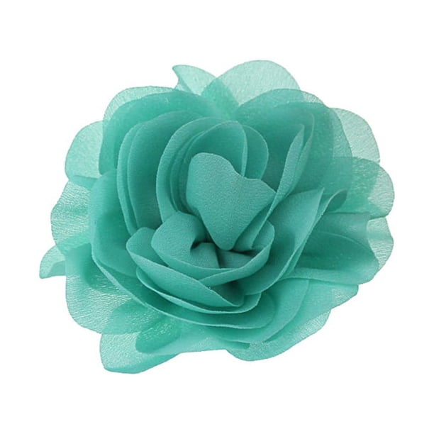 Bearachild Collar de perro flores perla gasa gato pajarita llamativo suministros para mascotas cuello decoración prenda accesorio para adornos Decoración azul verde