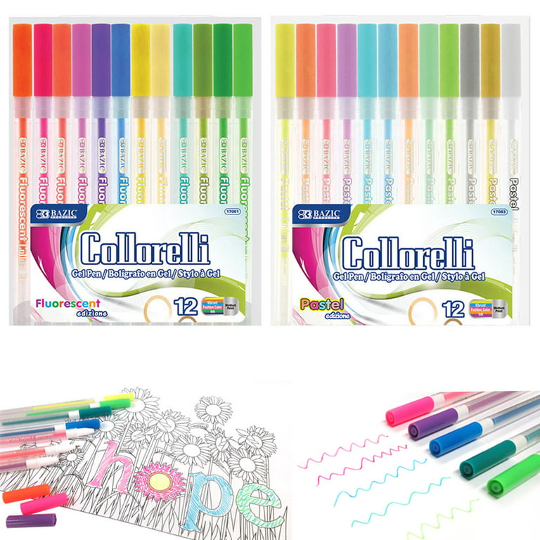 26Pc Activity Coloring Books Set Unicorn Glitter Gel Color Pens