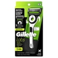 thumbnail image 3 of GilletteLabs with Exfoliating Bar Sharp White Edition Shaving Razor for Men, 1 Handle, 1 Razor Blade Refill, 1 Travel Case, 3 of 16