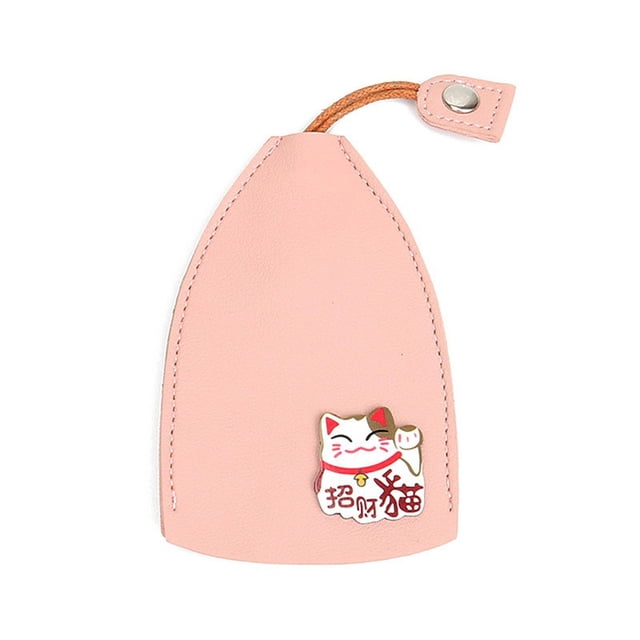 PU Leather Creative Pull Out Cute Large Capacity Car Key Case,Car Keychain 2022