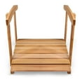 thumbnail image 3 of All Things Cedar FB36-R Pont Naturel de 3 Pieds avec Rails Latéraux, Cèdre Rouge, 3 of 3