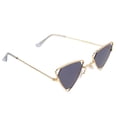 thumbnail image 4 of ADDHAT 1Ud Gafas De Sol Para Mujer Con Marco Metálico Dorado Y De Puntas, 4 of 8