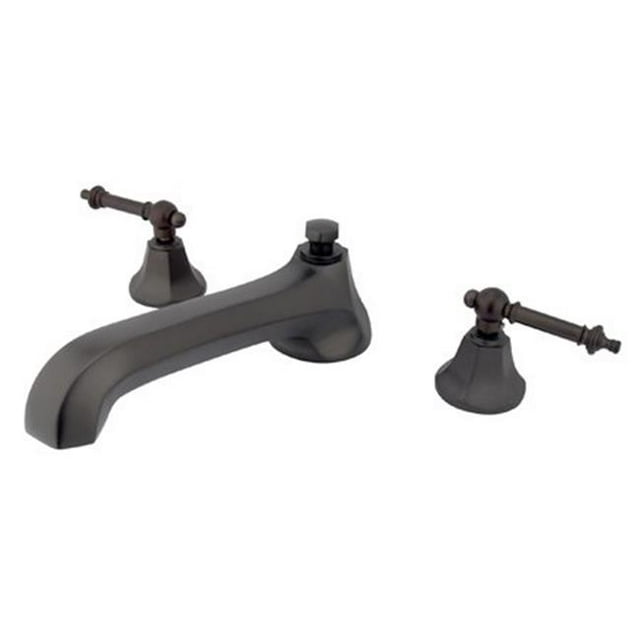 Kingston Brass KS4305TL 8 Inch -18 Inch Widespread Roman Tub Filler - Oil Rubbed Bronze