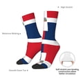 thumbnail image 6 of Funny Novelty Colorful Socks Flag Of The Dominican Republic Patterned Casual Crew Socks, 6 of 7