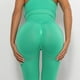 thumbnail image 5 of Pantalones de yoga elásticos de cintura alta para mujer - Leggings opacos con cintura en forma de V y efecto fruncido en los glúteos, 5 of 7