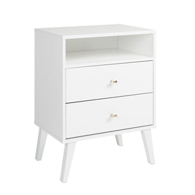 South Shore Tassio Modern Farmhouse 1 Drawer Nightstand Gray Oak Walmart Com Walmart Com
