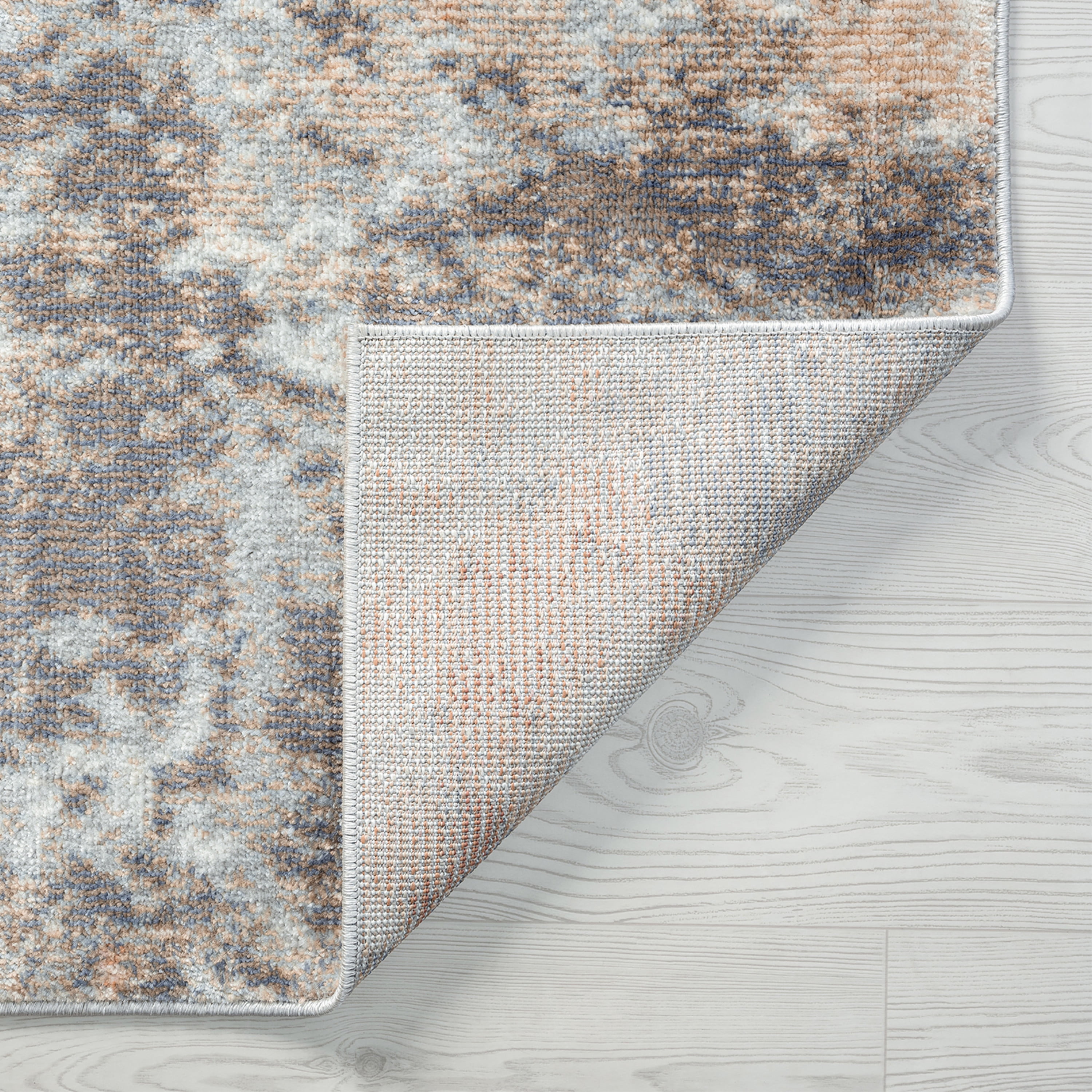 Allure Contemporary 5' x 7' Multi-Color Polypropylene Indoor Area Rug