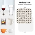 thumbnail image 6 of Naloa DOGS FACE Coasters for Set of 4 - PU Leather Coasters, Coasters for Table Cup Tea Coffee Beer, Decorative for Kitchen Homedecor (Round), 6 of 6