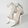 thumbnail image 3 of J. Adams Daisy Sandals, Ankle Strap Block Heel Block Heel Open Toe Shoes, Comfortable and Stylish Women Heel, 3 of 7