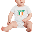 thumbnail image 2 of Everyone Loves a Nice Irelandish Boy Cute Baby Rompers Baby Bodysuit (White, 3-6 Months), 2 of 5